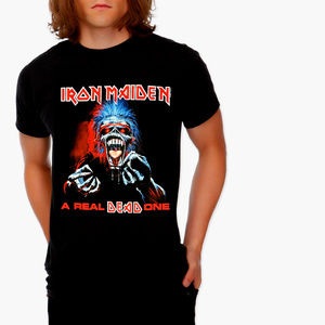 Iron Maiden A Real Dead One metal rock Official cottonT-Shirt 2XL XXL NWT